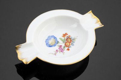 Пепельница с цветочной композицией, Meissen (Мейсенский фарфор)
