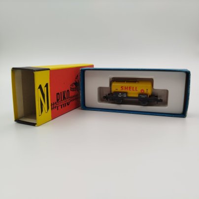 Модель железнодорожного вагона "Цистерна MINOL 5/4148-018", в оригинальной коробке, пластик, картон, печать, Piko, ГДР, 1980-1989 гг.
