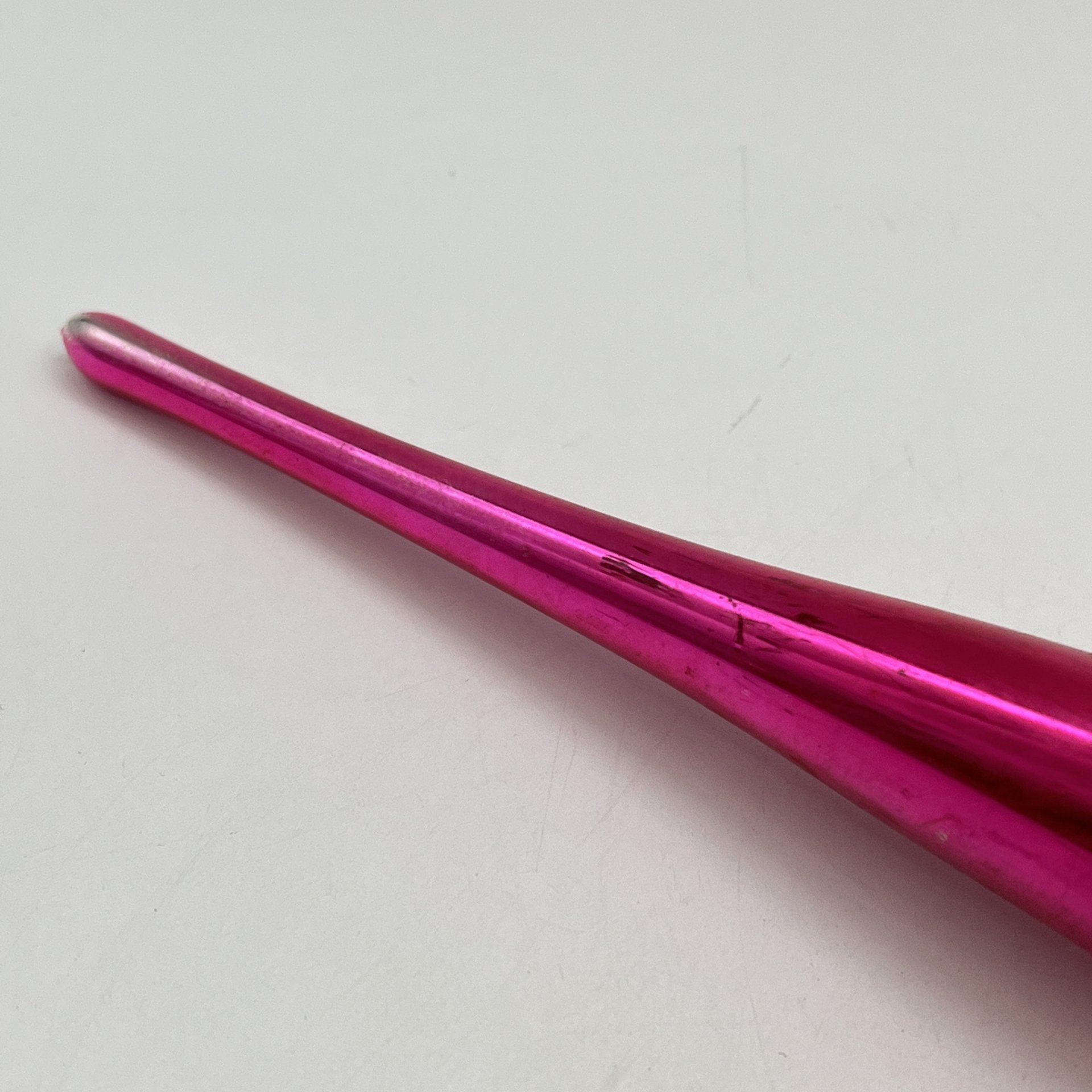 Игрушка елочная "Пика" (навершие/наконечник на елку), стекло, краска, СССР, 1960-1980 гг.