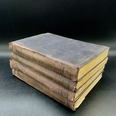 Книги "Лев Толстой. Полное собрание художественных произведений", том 1, 4, 5, 6, Государственное издательство, бумага, печать
