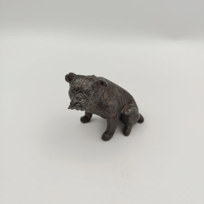Статуэтка "Бульдог", металл, литье, Восточная Европа, 1980-2000 гг.