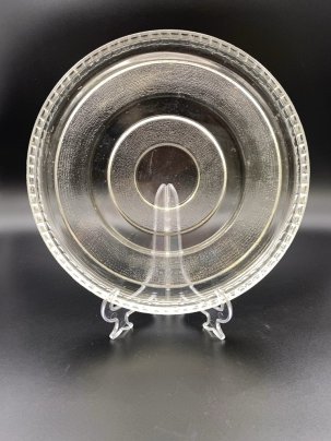 Сервировочное блюдо, стекло, Стеклозавод «Неман», СССР, 1950-1960 гг.