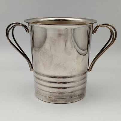 Ведерко для льда с фигурными ручками, металл, серебрение, Западная Европа, 1960-1980 гг.