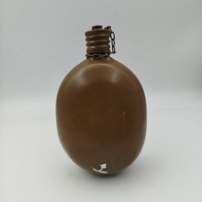 Фляга армейская, алюминий, краска, Завод «Красный Выборжец», СССР, 1987 г.