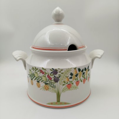 Супница (террина), коллекция Bon Appetit, фарфор, vitro, Villeroy & Boch, Германия, 1983-1989 гг.