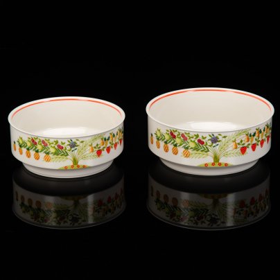 Набор из двух салатников, коллекция Bon Appetit, фарфор, vitro, Villeroy & Boch, Германия, 1983-1989 гг.