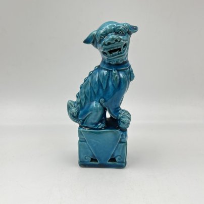Статуэтка "Собака Фу", фарфор, крытье, глазурь, Китай, 1930-1950 гг.
