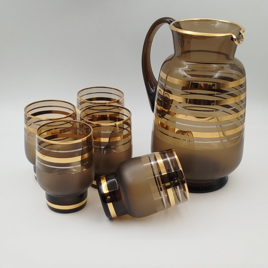 Набор для прохладительных напитков на 5 персон (Кувшин и 5 стаканов)