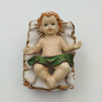 Статуэтка "Малыш в кроватке", фарфор, роспись, Европа, 2000-2010 гг.