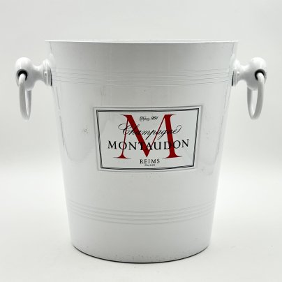 Ведро для льда и шампанского "Champagne Montaudon", металл, краска, эмаль, Франция, 2010-2015 гг.