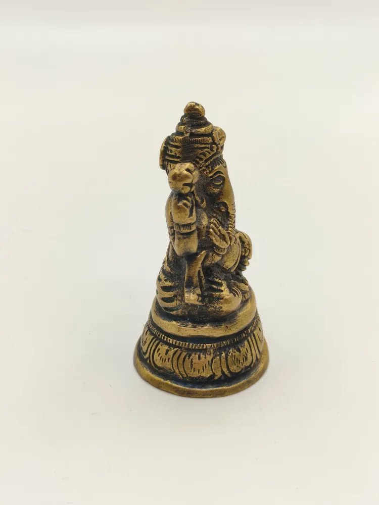 Статуэтка "Ганеша - Бог мудрости и благополучия", металл, гравировка, Индия, 1990-2015 гг.