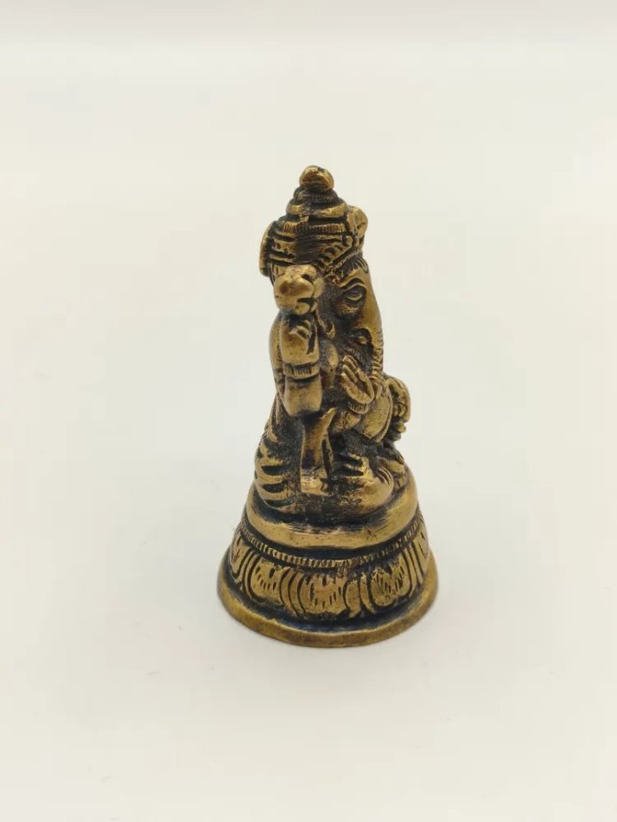 Статуэтка "Ганеша - Бог мудрости и благополучия", металл, гравировка, Индия, 1990-2015 гг.