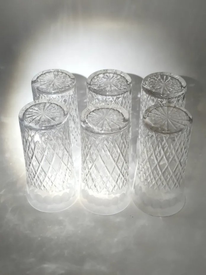 Набор из 6-ти стаканов с геометрическим декором