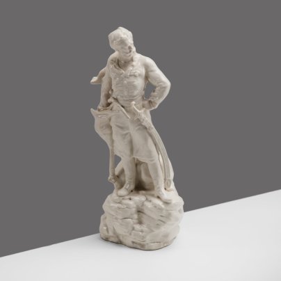 Статуэтка "Стенька Разин", автор модели Б. Савицкий (1924 г.), фарфор, Государственный фарфоровый завод (ГФЗ), РСФСР, 1924-1930 гг.