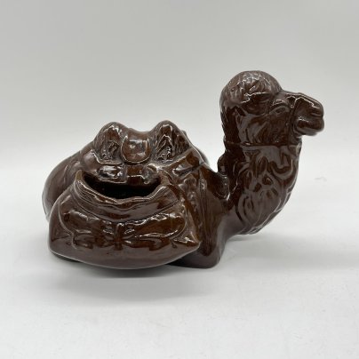 Статуэтка "Верблюд" с ёмкостями, керамика, глазурь, СССР, 1950-1970 гг.
