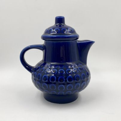 Кофейник "Rusalka", фаянс, крытьё кобальтом, СССР, 1970-1990 гг.