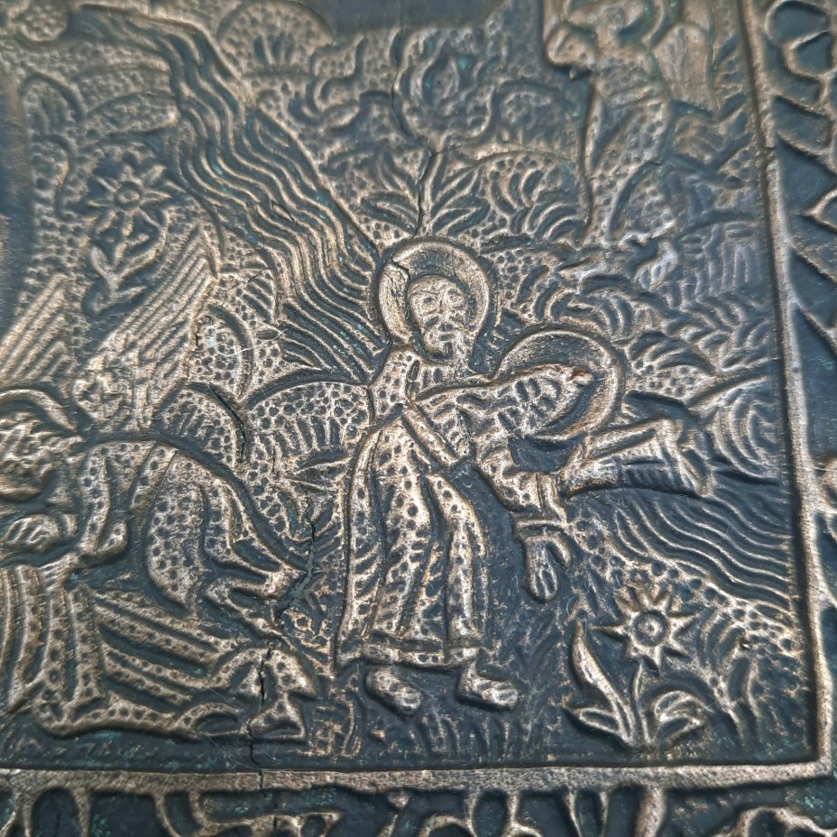 Икона "Огненное восхождение Илии пророка" (реплика)