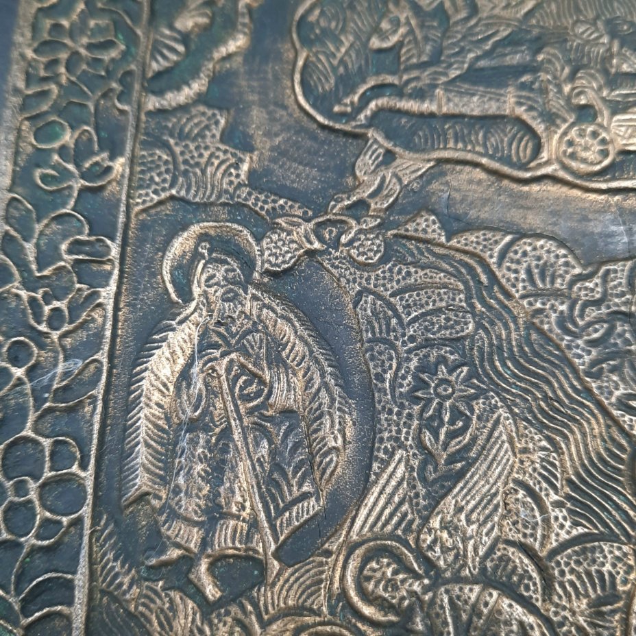 Икона "Огненное восхождение Илии пророка" (реплика)