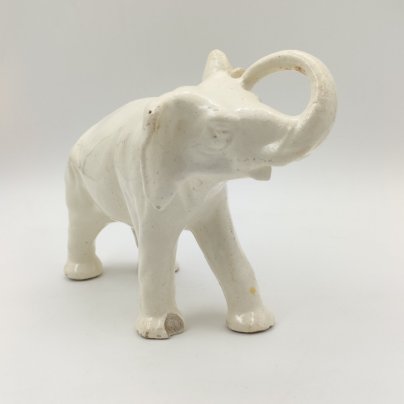 Статуэтка "Слон", фаянс, СССР, 1940-1970 гг.