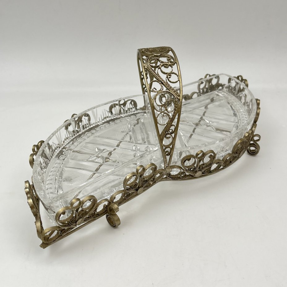 Менажница двухсекционная