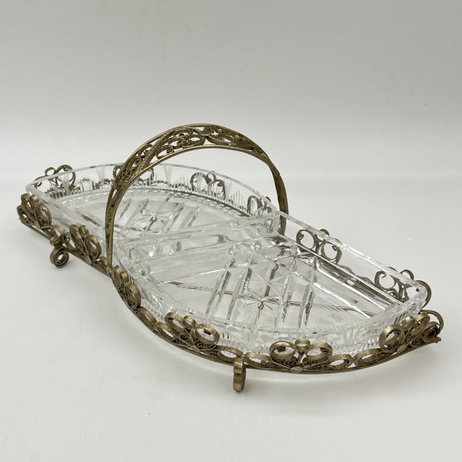 Менажница двухсекционная