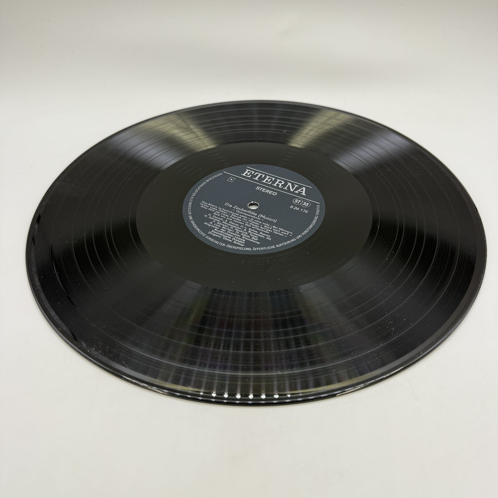 Грампластинка "Grosse Oper - Die Zauberflöte",  LP (Long play), EX (excellent), Eterna, композитный материал, картон