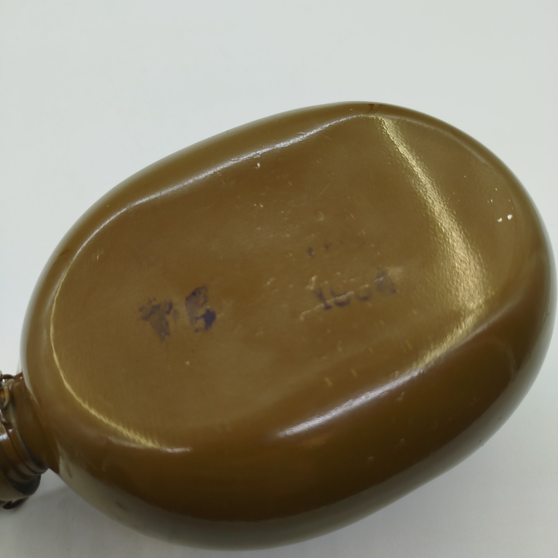 Фляга армейская, алюминий, краска, Завод «Красный Выборжец», СССР, 1980-1990 гг.