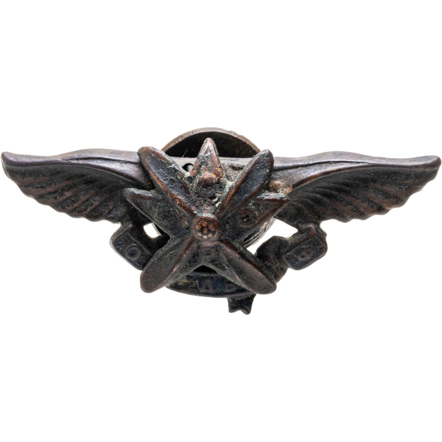 Знак ОДВФ СССР (Общество друзей Воздушного флота), бронза, СССР, 1923-1925 гг.