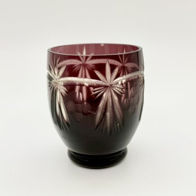 Стакан из марганцевого стекла, стекло, СССР, 1970-1990 гг.