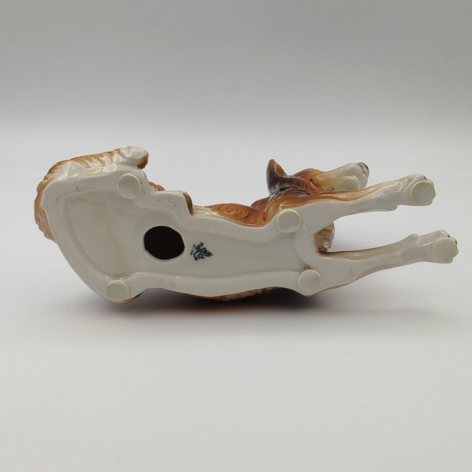 Статуэтка "Овчарка", Oscar Schaller & Co - Schwarzenbach, фаянс, роспись, Китай, 2000-2010 гг.