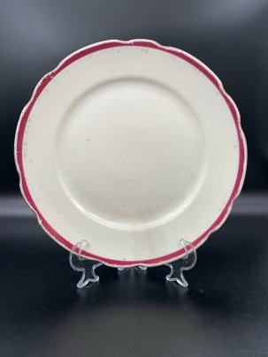 Тарелка, фарфор, золочение, Дулевский фарфоровый завод (Дулёво), СССР, 1924-1927 гг.