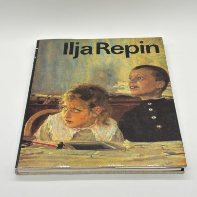 Альбом "Илья Репин" на немецком языке, J. Brodski, VEB E.A. Seeman, бумага, печать, суперобложка