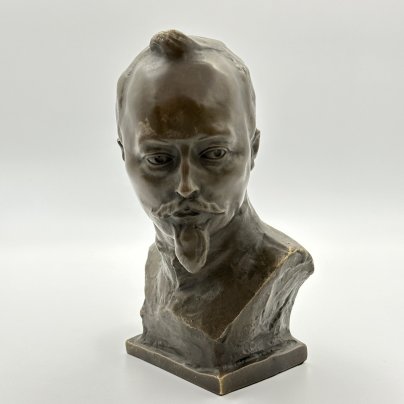 Бюст "Ф.Э. Дзержинский", Автор А. Мурзин, литье, Россия, бронза