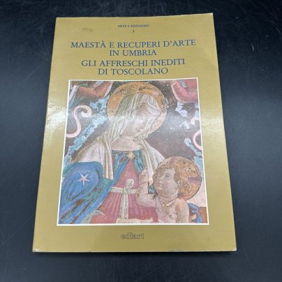 Альбом "Maesta e recuperi d'arte in umbria. Gli Affreschi Inediti di Toscolano" (на итальянском), бумага, печать