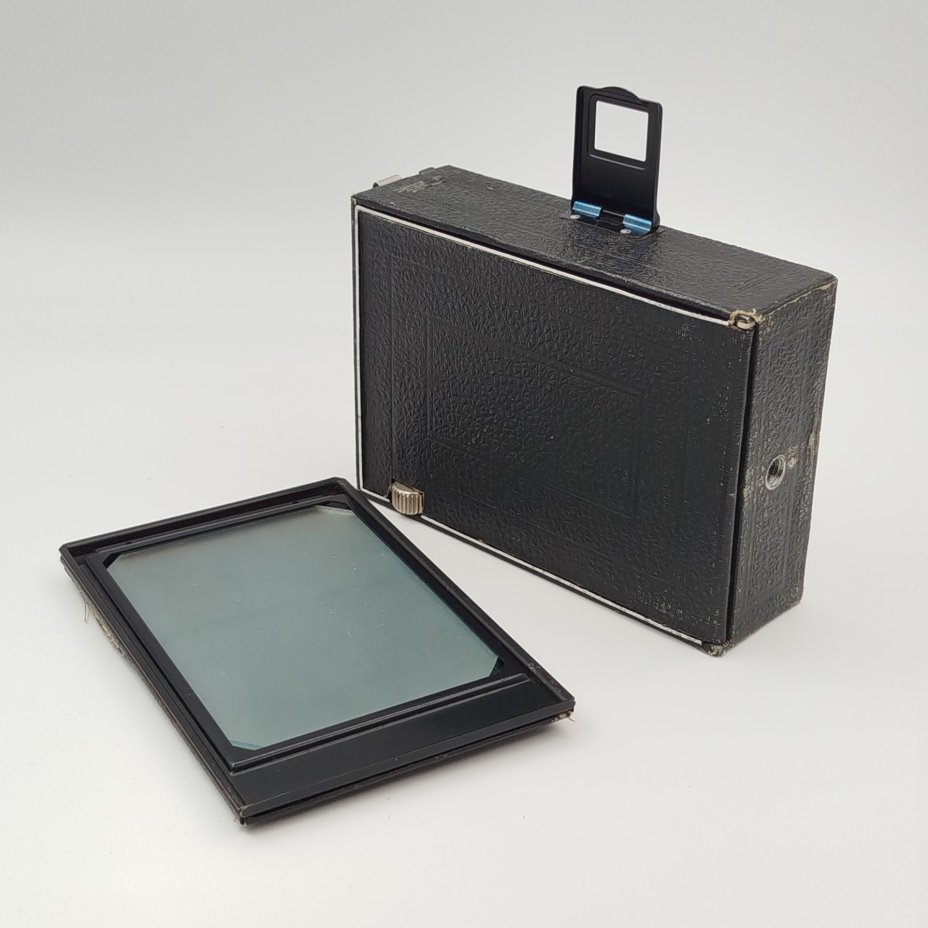 Фотоаппарат пластиночный "Фотокор-1", металл, стекло, ткань, Государственный оптико-механический завод имени ОГПУ (ГОМЗ), СССР, 1930-1940 гг.