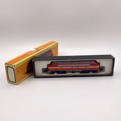 Модель железнодорожного локомотива "MAV G1152" в оригинальной коробке, Zeuke  Bahnen, металл, пластик, картон, печать