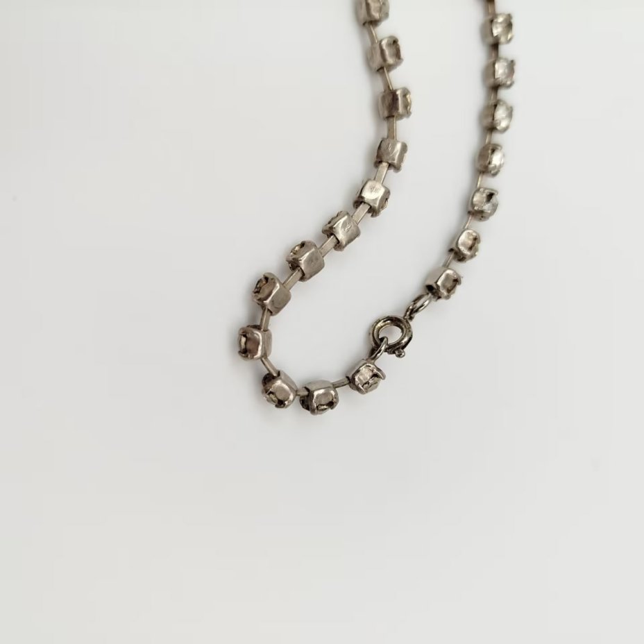 Колье винтажное, металл, стекло, Jablonex (Яблонекс), Чехословакия, 1960-1990 гг.