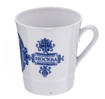 Чашка чайная "Москва", фарфор, деколь, Ленинградский фарфоровый завод ("ЛФЗ"), СССР, 1986-1991 гг.