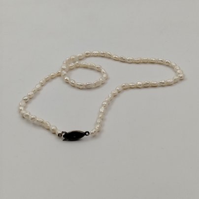 Бусы винтажные, натуральный жемчуг, СССР, 1980-1990 гг.