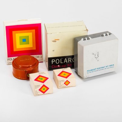 Набор аксессуаров для винтажных фотоаппаратов Polaroid, бумага, печать, полимерные материалы, металл, кожа, стекло, Polaroid