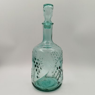 Штоф (графин) "Виноград", стекло, СССР, 1950-1970 гг.