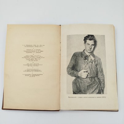 Книга Маяковский В.В. "Полное собрание сочинений. Автобиография, даты жизни и работы, библиография. Дополнительный выпуск" Т.13 под ред. О. Брика, бумага, печать, Издательство «Художественная литература», СССР, 1938 г.