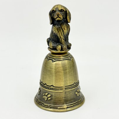 Декоративный колокольчик "Собака", металл, Россия, 2000-2010 гг.