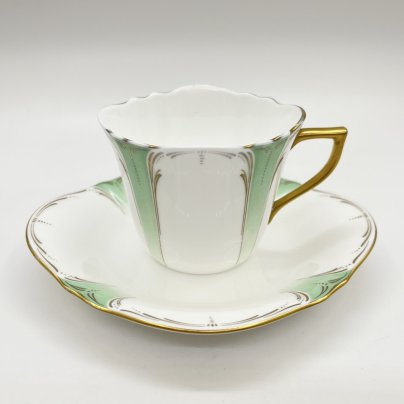 Чайная пара, фарфор, золочение, Nikko, Япония, 1980-1990 гг.