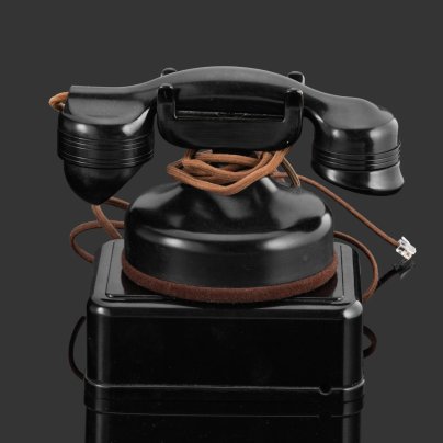 Телефон стационарный "Monophone", Automatic Electric Compani, Chicago, бакелит, металл, США, 1910-1930 гг.
