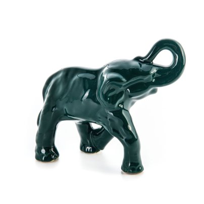 Статуэтка "Слон", фарфор, крытье, СССР, 1960-1990 гг.