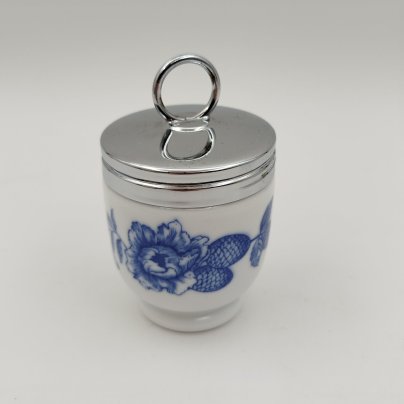 Кодлер с цветочным декором, фарфор, деколь, металл, Royal Worcester
