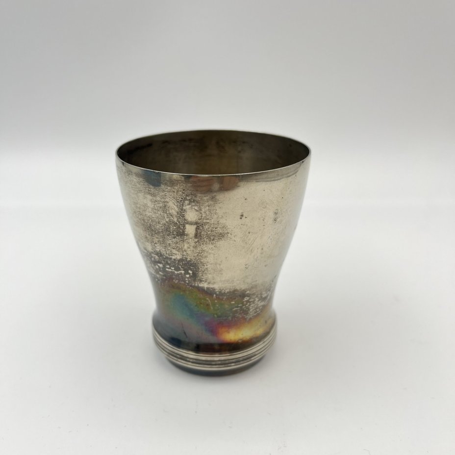Стакан (салфетница - подставка) ,Elldee, металл, серебрение, Бельгия, 1950-1970 гг.