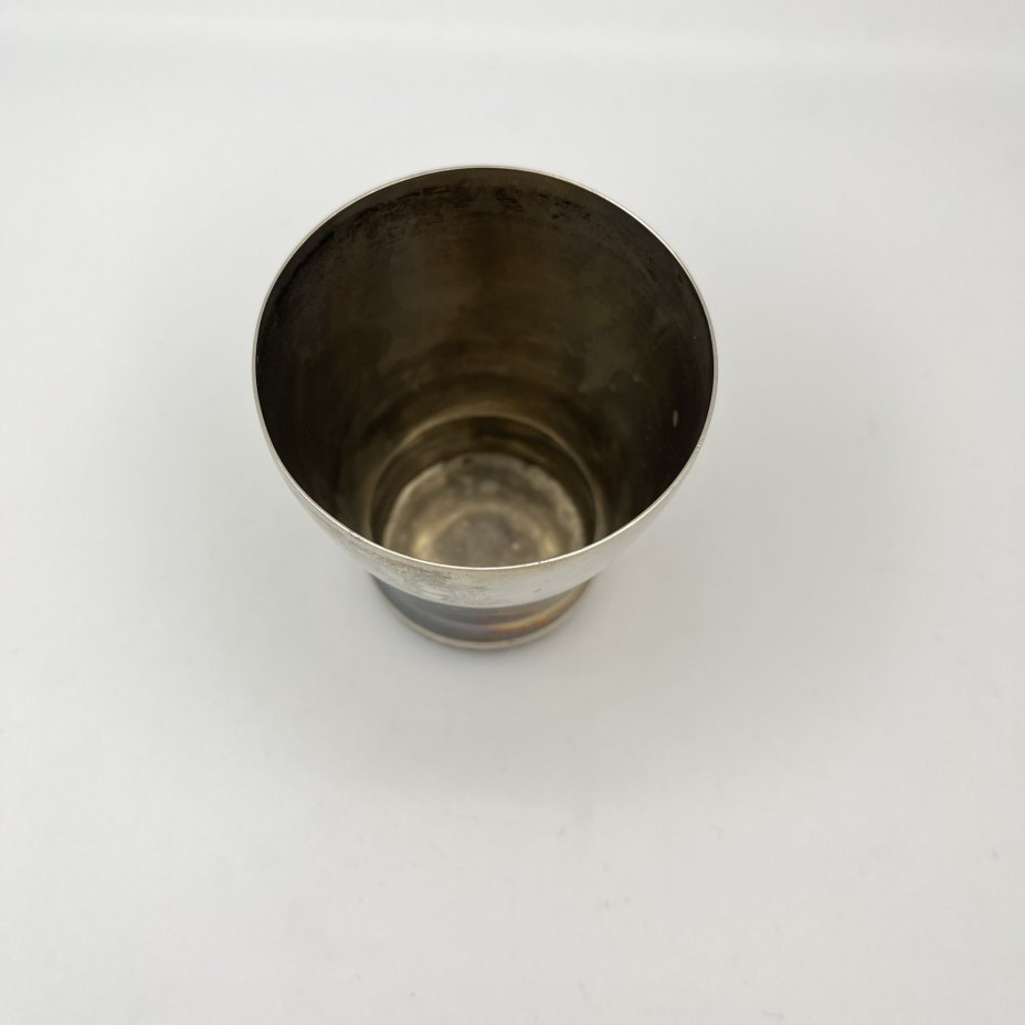 Стакан (салфетница - подставка) ,Elldee, металл, серебрение, Бельгия, 1950-1970 гг.
