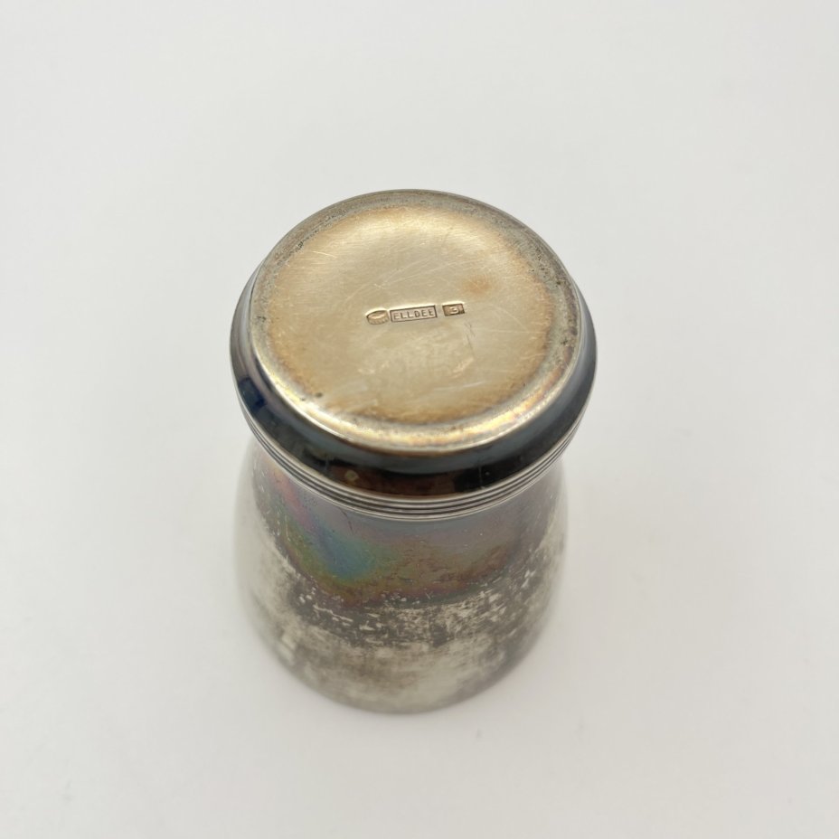 Стакан (салфетница - подставка) ,Elldee, металл, серебрение, Бельгия, 1950-1970 гг.